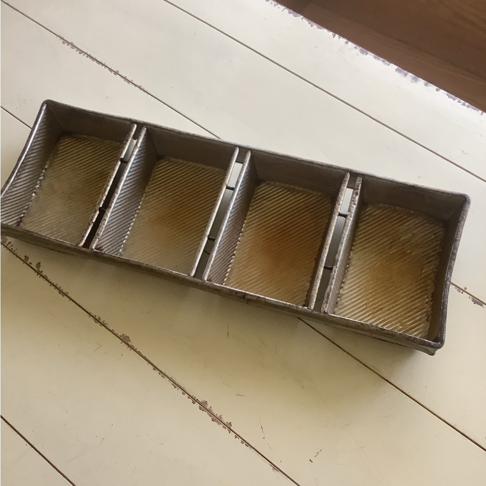 Vintage Industrial Commercial Metal Bread Pan